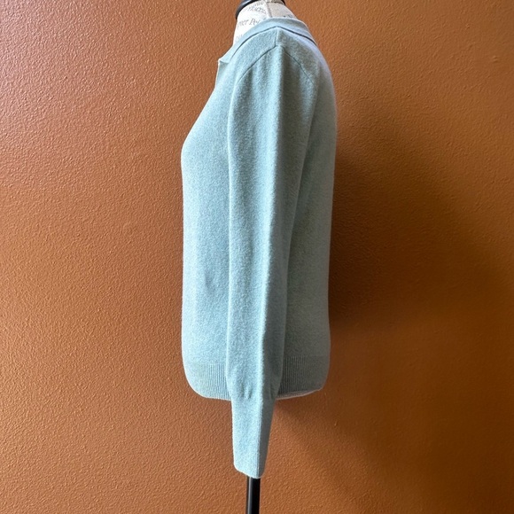 Faherty “Jackson” Sweater Polo In Jadeite Heather Small Excellent Condition! - Picture 8 of 10